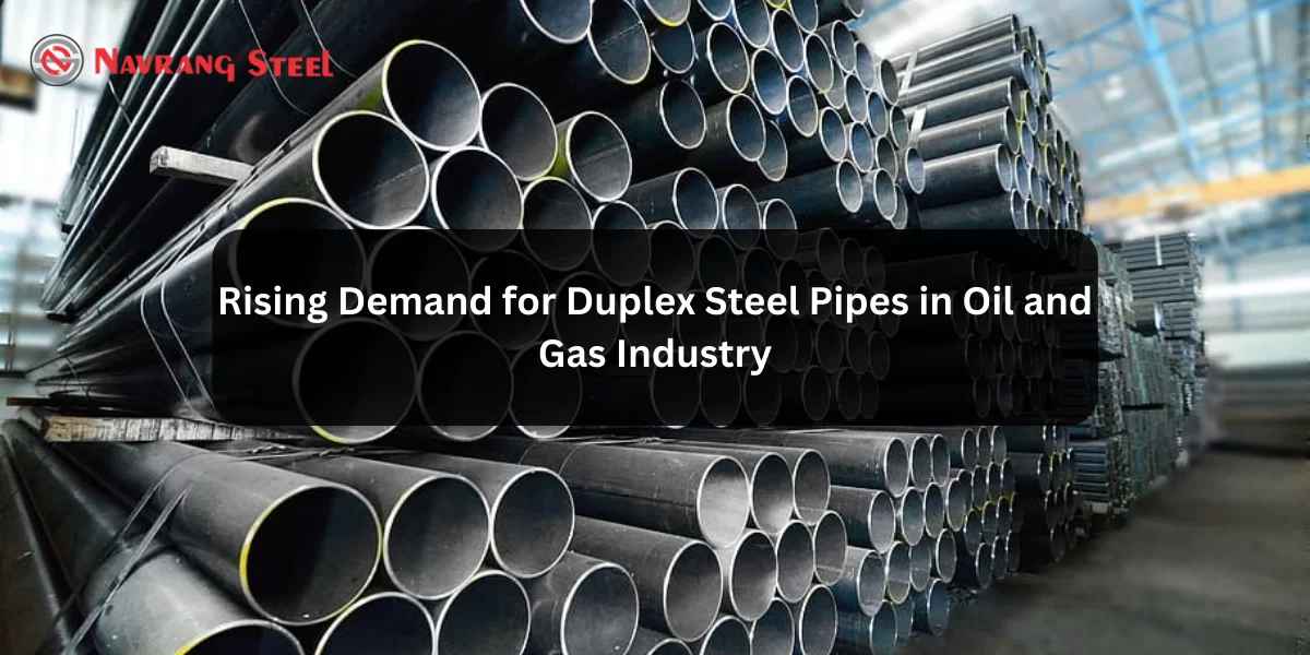 Duplex Steel Pipes Stacked together